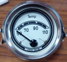 Reloj de temperatura VDO 60mm 12V