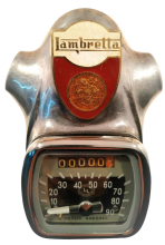 Cuentakm. Velocmetro Lambretta con soporte