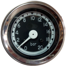 Man�metro. Reloj presi�n aceite 20 bar