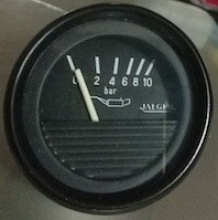 Manómetro mecánico. Reloj presión aceite Jaeger 10kg