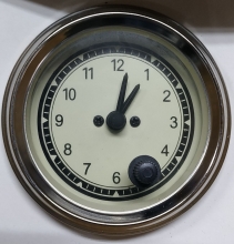 Reloj horario 60mm. 6V - 12V - 24V