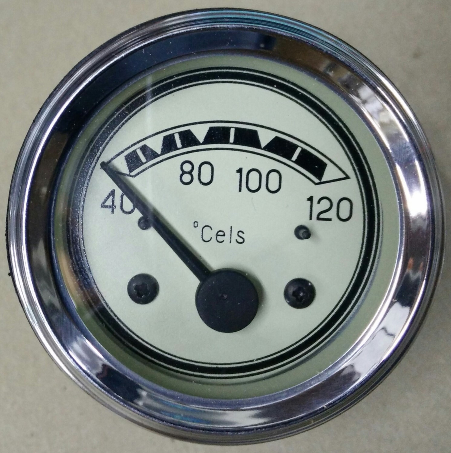 RELOJ TEMPERATURA AGUA CON TERMORESISTENCIA 52MM 6V